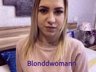 Blonddwomann